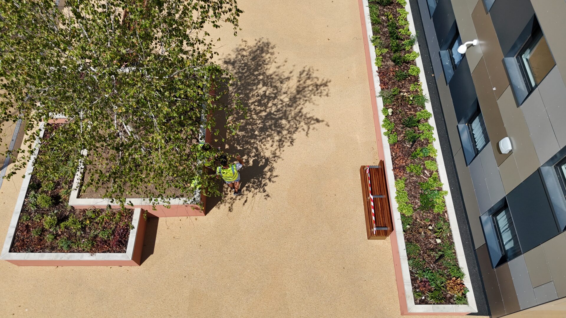 drone shot